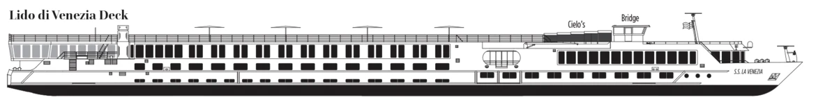 Uniworld Boutique S.S. La Venezia Sun Deck Plan