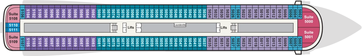 Viking Ocean Cruises Deck Plans Deck 5