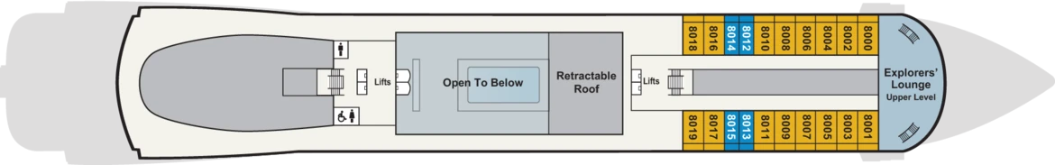 Viking Ocean Cruises Deck Plans Deck 8