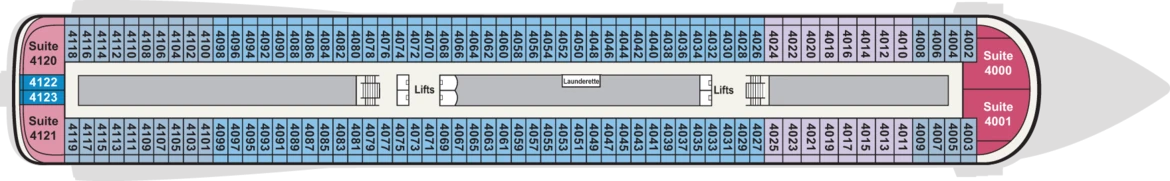 Viking Ocean Cruises Deck Plans Deck 4