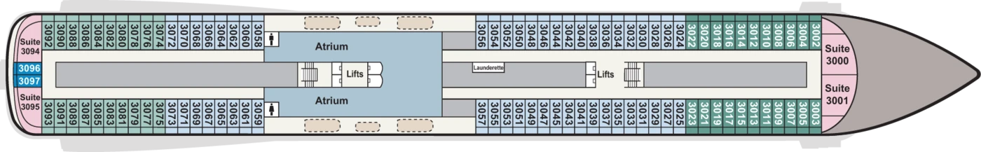 Viking Ocean Cruises Deck Plans Deck 3