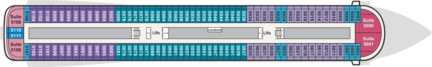 Viking Ocean Cruises Deck Plans Deck 5