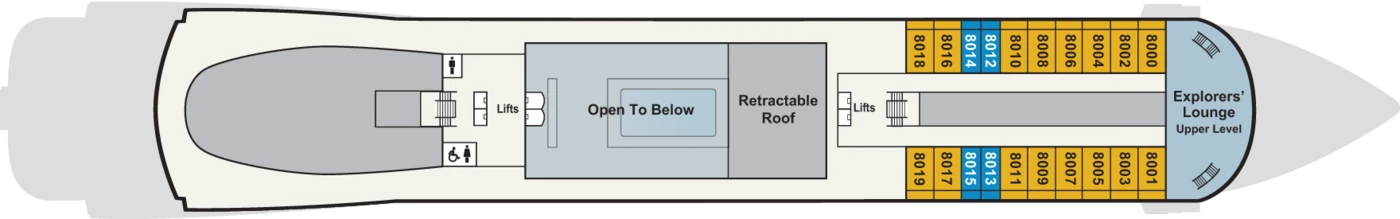 Viking Ocean Cruises Deck Plans Deck 8