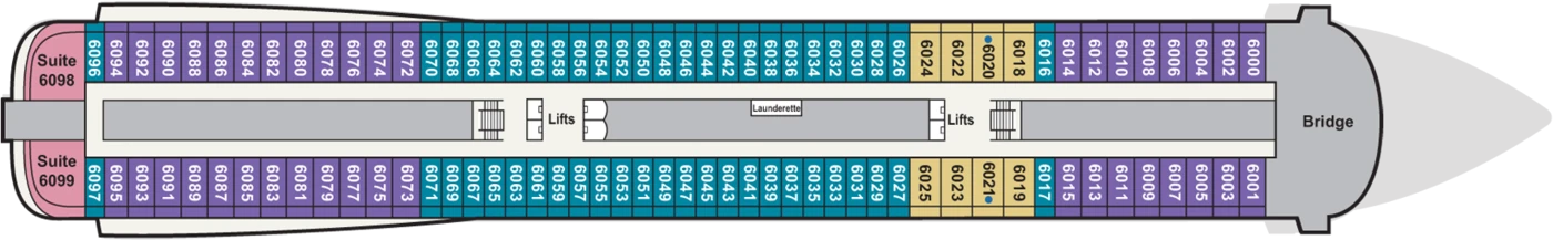 Viking Ocean Cruises Deck Plans Deck 6