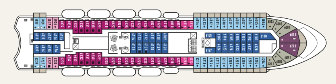 Celestyal Cruises Crystal Deck 6