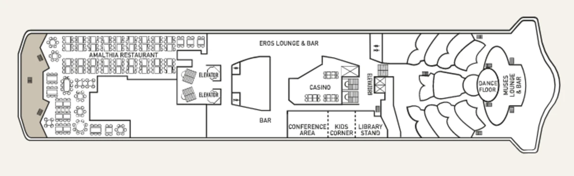 Celestyal Cruises Crystal Deck 8