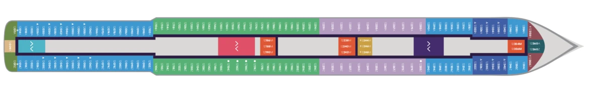 Virgin Voyages Scarlet Lady Deck Plans Deck 12