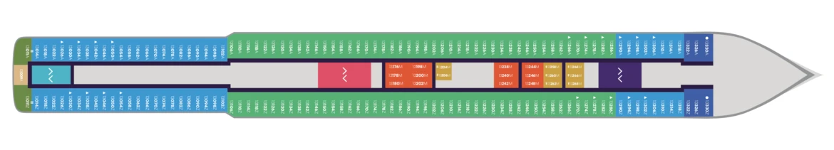 Virgin Voyages Scarlet Lady Deck Plans Deck 13