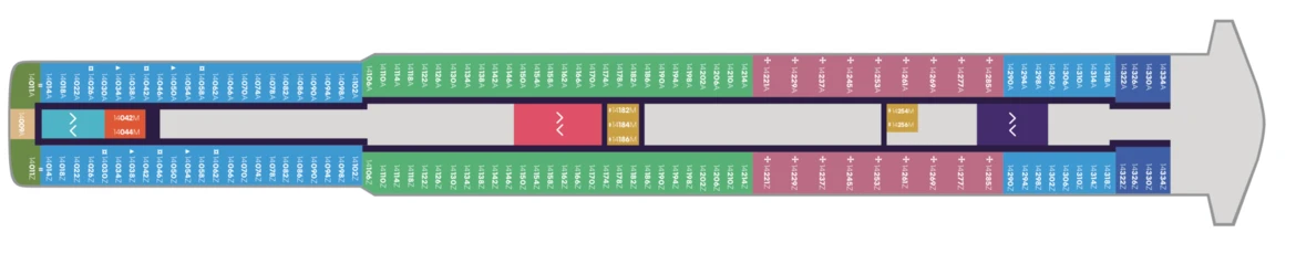 Virgin Voyages Scarlet Lady Deck Plans Deck 14