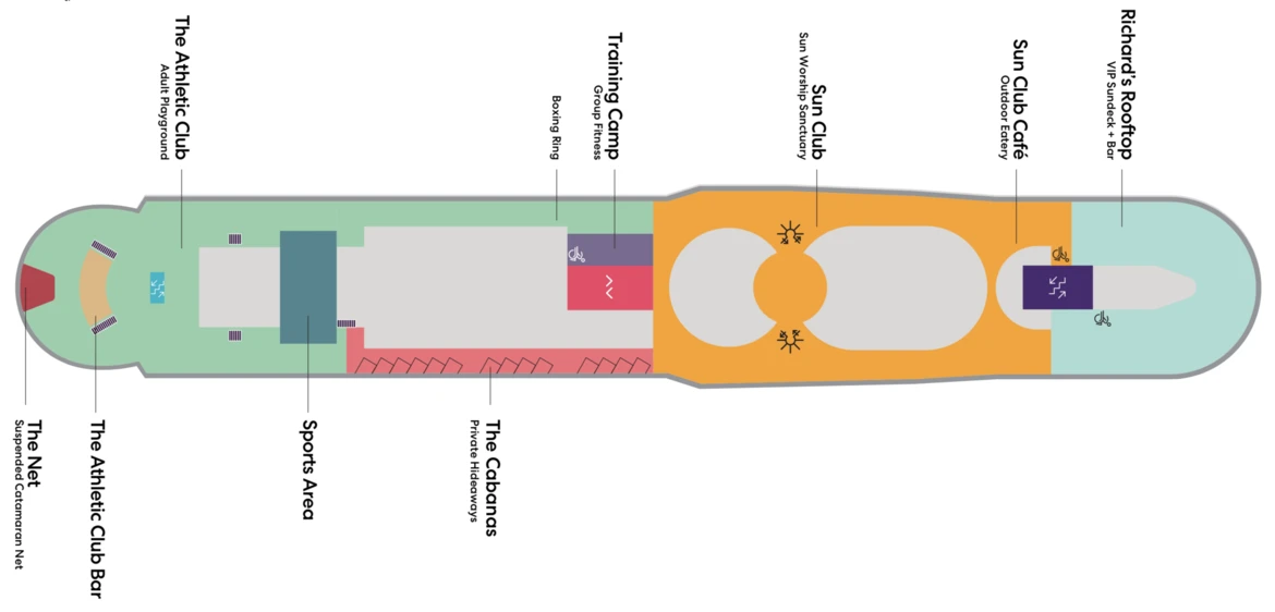 Virgin Voyages Scarlet Lady Deck Plans Deck 16