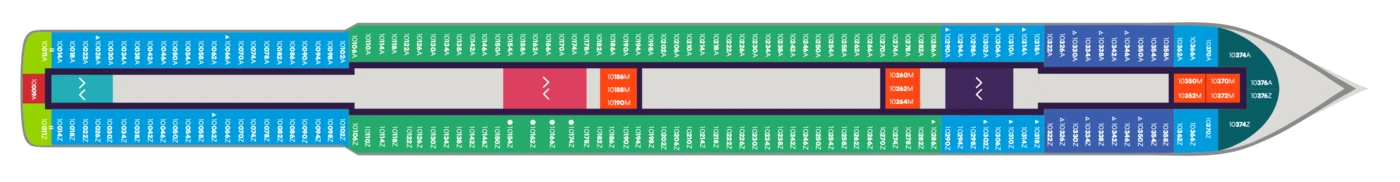 Virgin Voyages Valiant Lady Deck Plans Deck 10