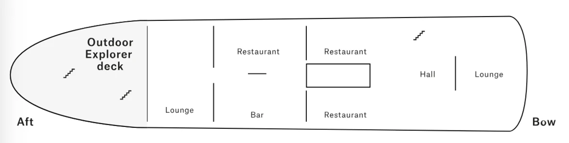 MS Nordstjernen Saloon Deck