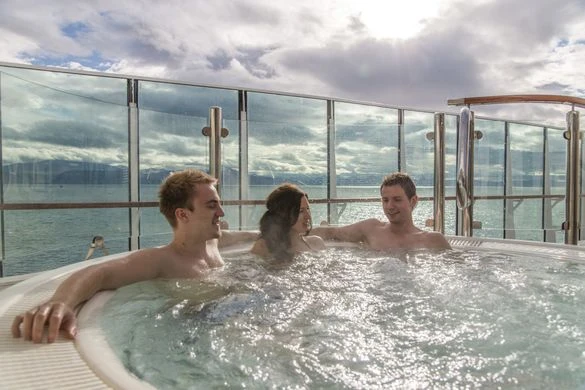 Hurtigruten Cruise Lines MS Fram Exterior Jacuzzi