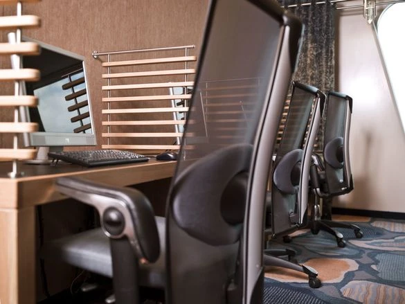 Hurtigruten Cruise Lines MS Fram Interior Internet Cafe