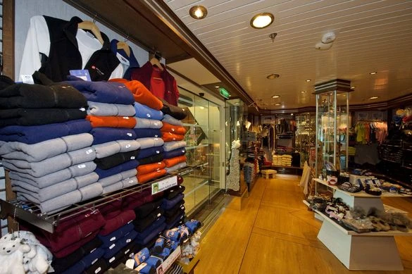Hurtigruten Cruise Lines MS Fram Interior Shopping 2