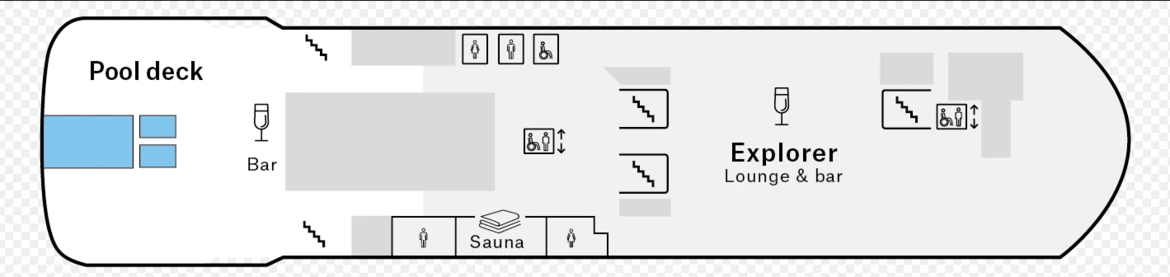 Hurtigruten MS Fridtjof Nansen Deck Plans Deck 10