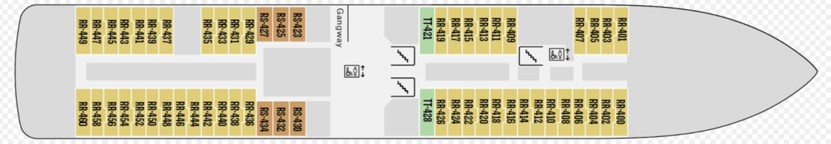 Hurtigruten MS Fridtjof Nansen Deck Plans Deck 4