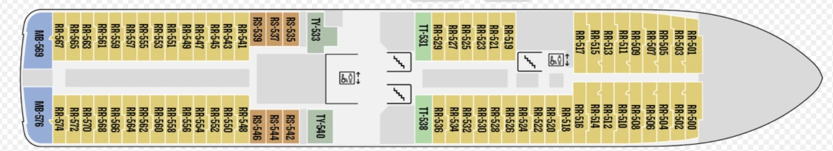 Hurtigruten MS Fridtjof Nansen Deck Plans Deck 5