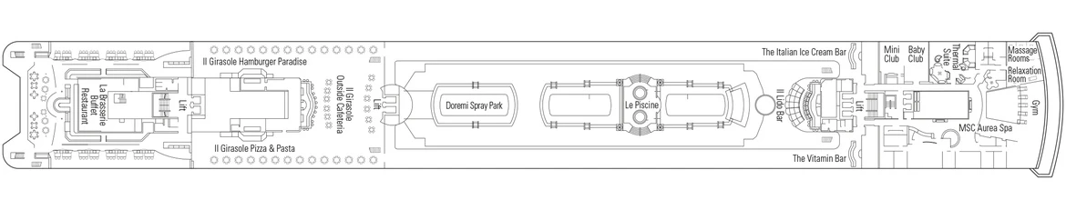 MSC Cruises MSC Armonia Deck 11