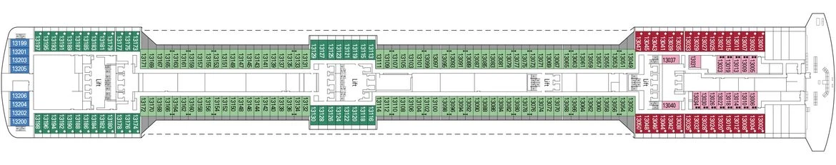 MSC Fantasia Cruise Ship Deck Plans CruiseBooking