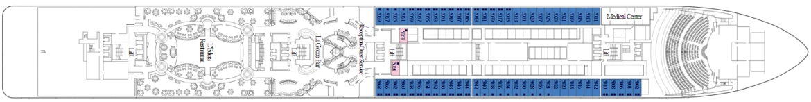 MSC Cruises MSC Magnifica Deck Plan 16