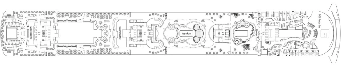 MSC Cruises MSC Divina Deck 14