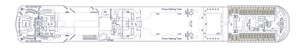 MSC Cruises MSC Preziosa Deck 15