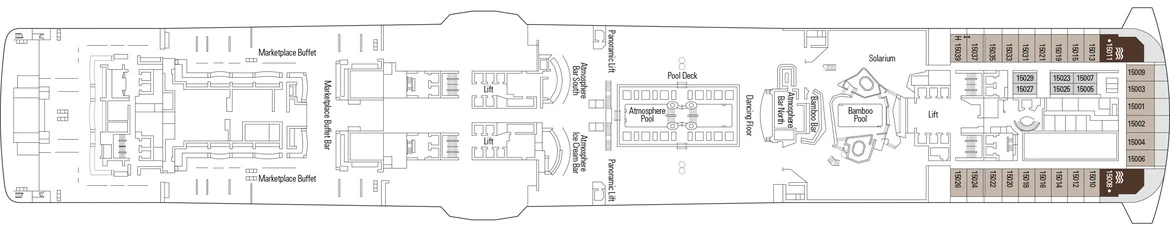 MSC Cruises MSC Meraviglia Deck 15