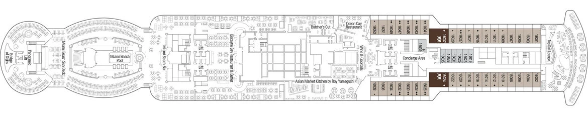 MSC Seaside Deck 16