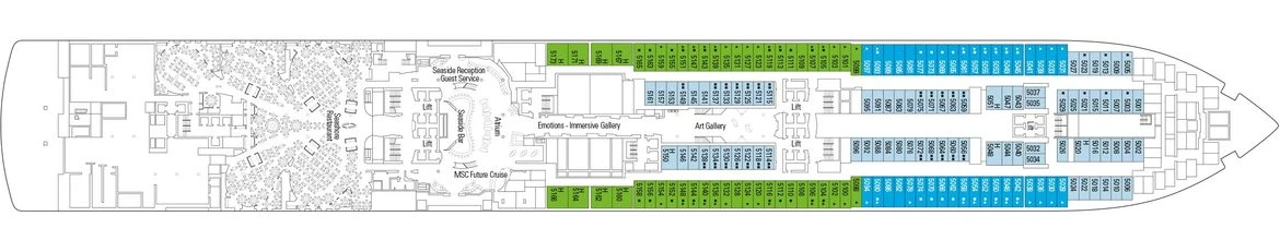 MSC Seaside Deck 5