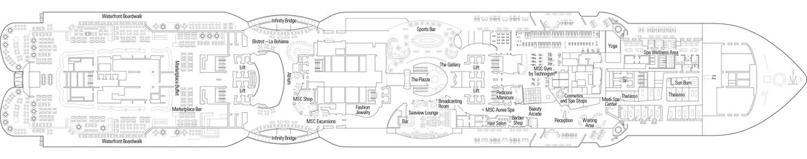 MSC Seaside Deck 8