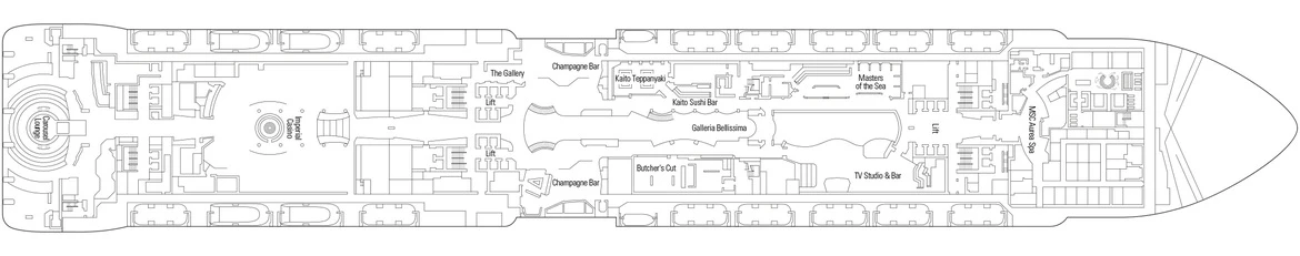 MSC Cruises MSC Bellissima Deck 7