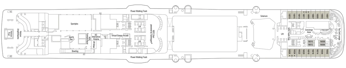 MSC Cruises MSC Grandiosa Deck 16