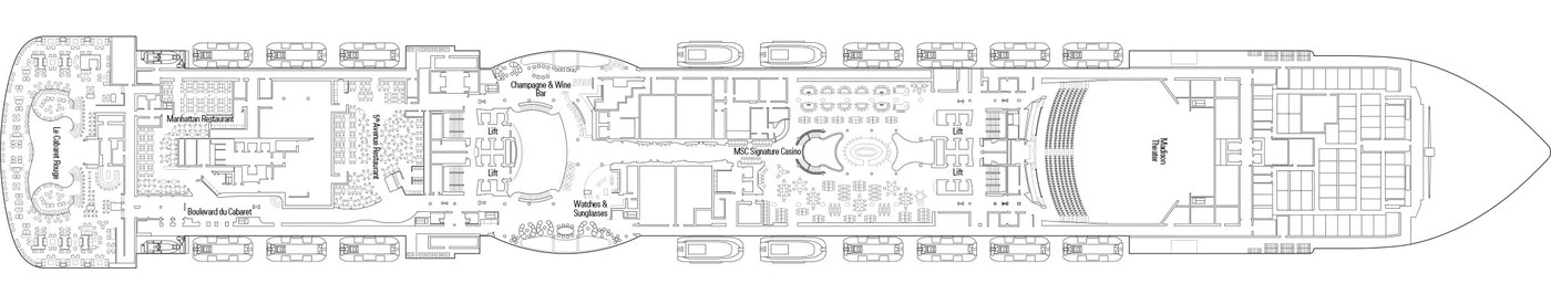 MSC Cruises Seashore Deck 7