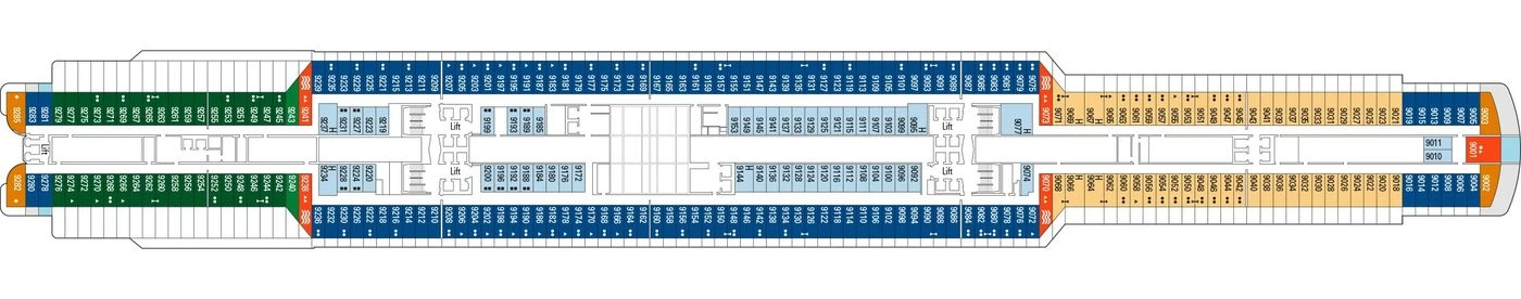 MSC Seashore Deck 9