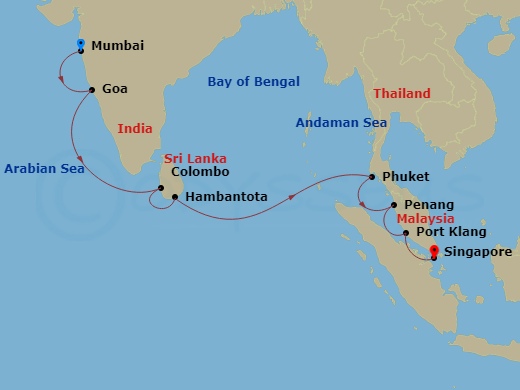 cruise season in india Celebrity Millennium