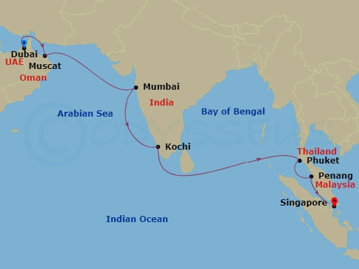 cruise season in india Anthem of the Seas