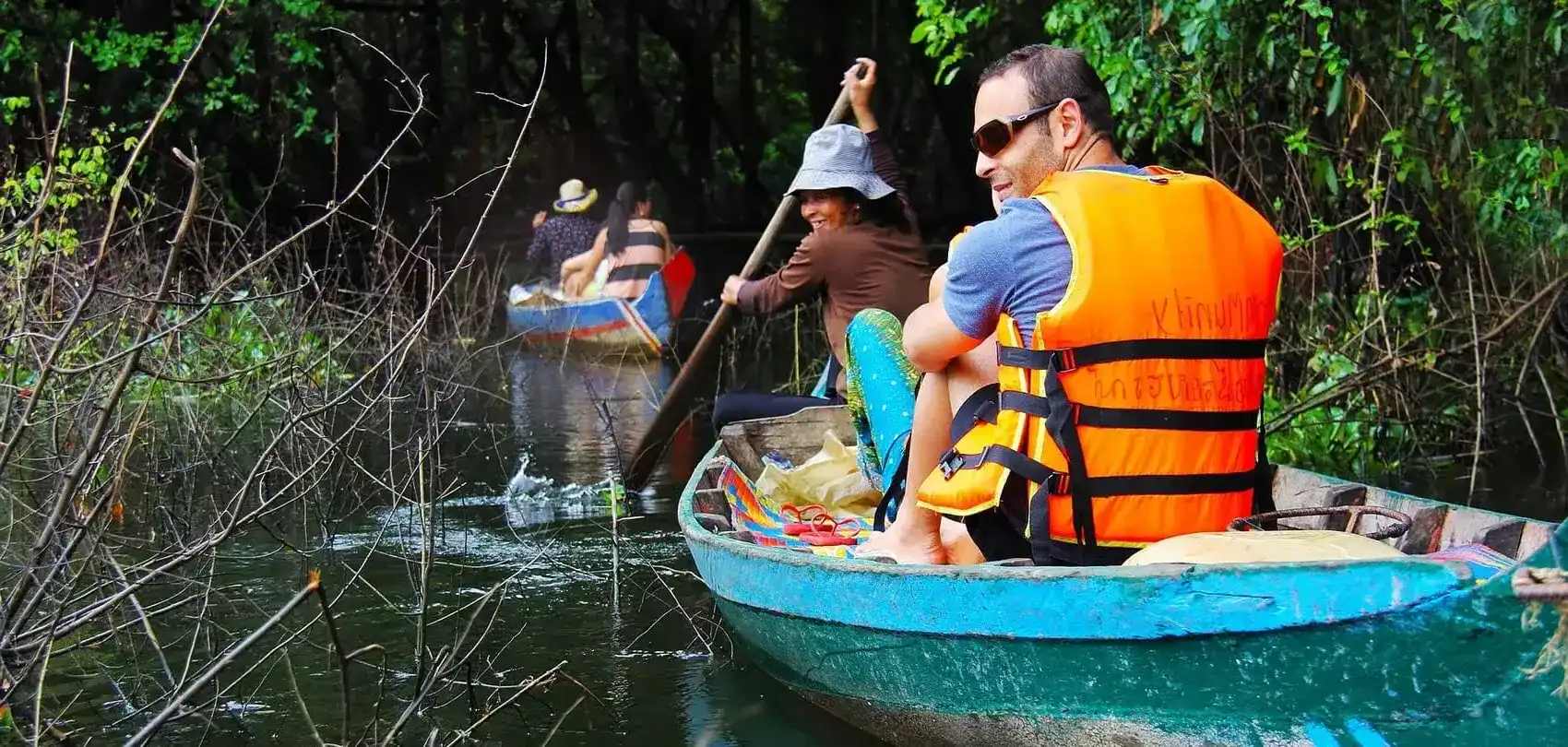 mangroves on a kayak