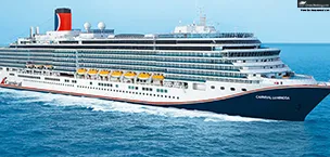 Cruise ship Carnival Luminosa is about to embark on a 22-day repositioning cruise to the U.S.