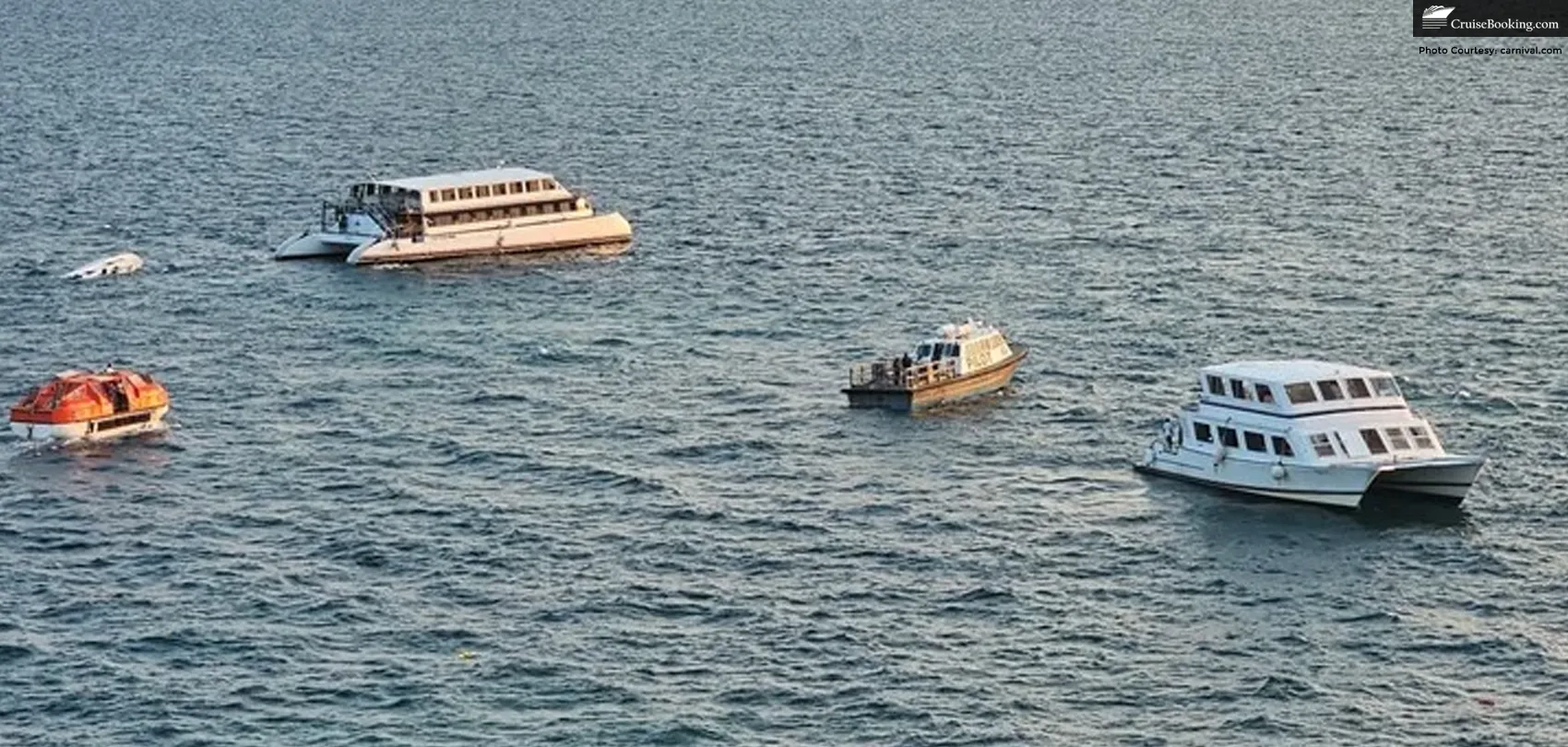 The Carnival Dream Rescues 17 People Off The Coast of Belize