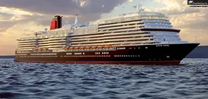 The Queen Anne float launches on Cunard