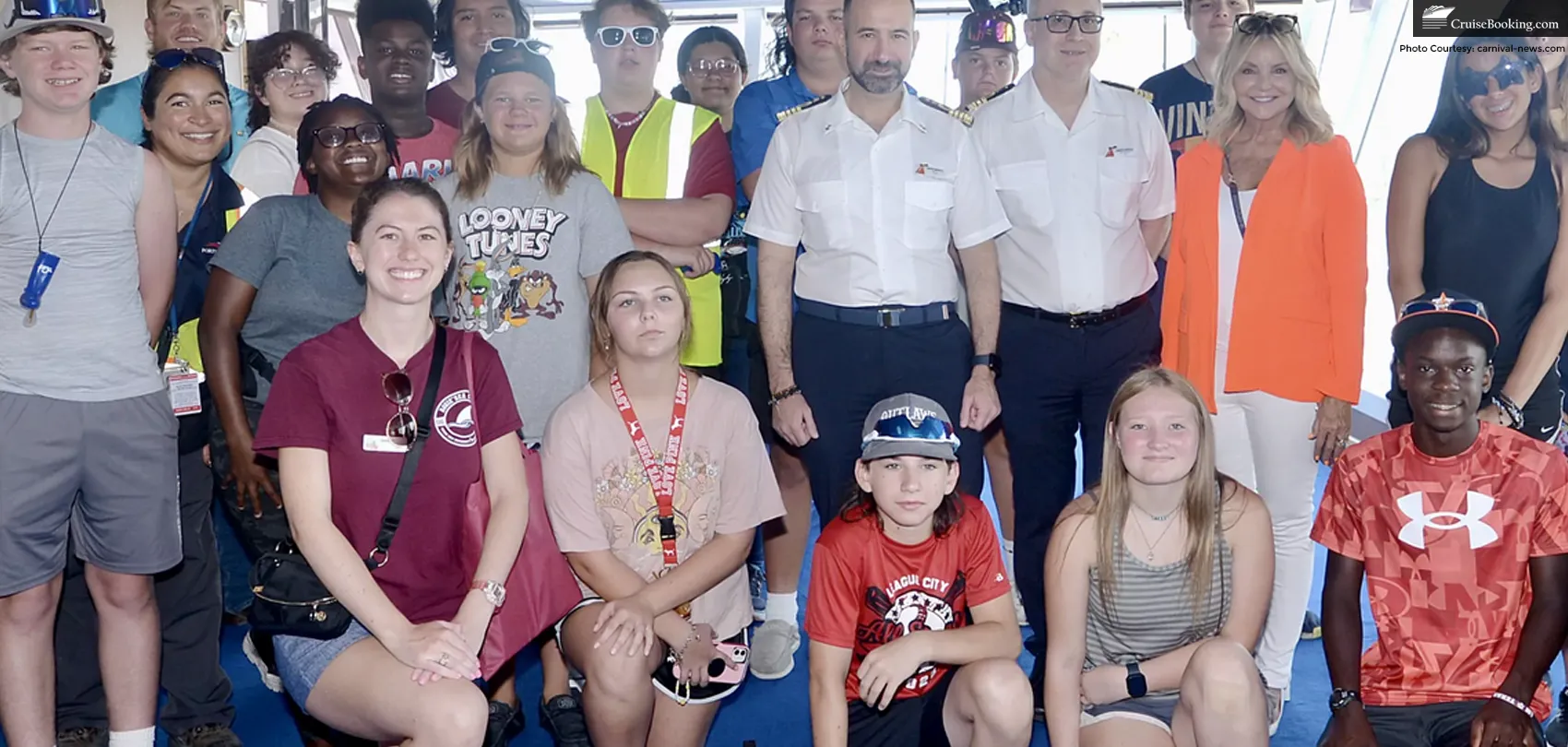 Carnival Hosts Summer Camp Kids on Ship Tour