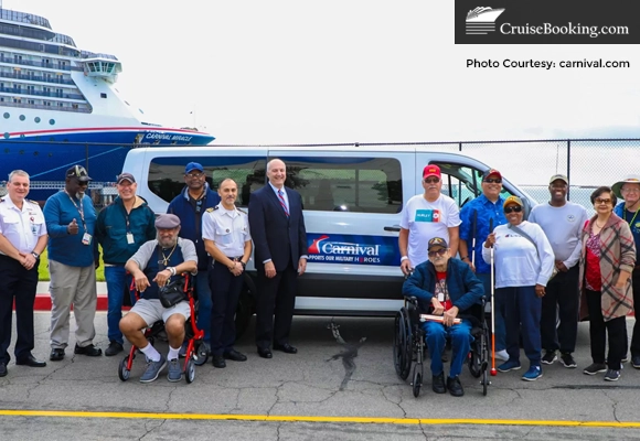 Carnival Cruise Line Salutes Miami Veterans, Donates Van