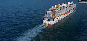 Carnival Jubilee First Fueling with LNG at Galveston Port