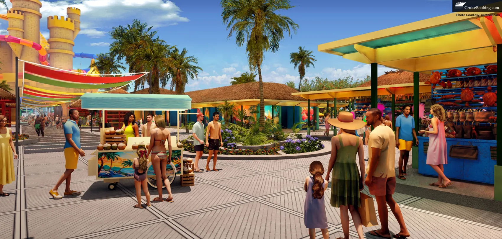 Carnival Reveals Bahama-Inspired Lokono Cove on Celebration Key